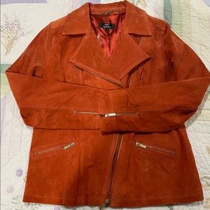 WASHABLE!! NWT real leather jacket by Dennis Basso